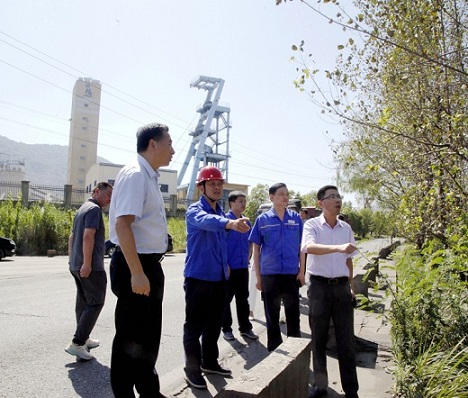 義安區(qū)領導調(diào)研新橋礦業(yè)工程建設